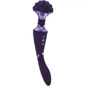 VIVE Shiatsu Vibromasseur Pliable 27 Cm Pourpre