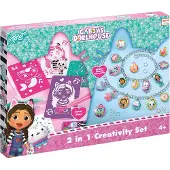Création de Hanninger GmbH & Co KG Ensemble créatif 2 en 1, bracelets avec paillettes et crayons de couleur en spray,