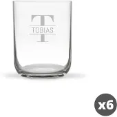 Yoursurprise Gobelet en verre personnalisé (6 pièces)