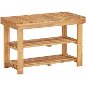 vidaXL Range-chaussures 70x32x46 cm Bois d'acacia massif
