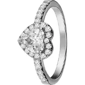 Lucardi Bague argent / transparent