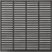 vidaXL Clôture à lamelles WPC 180x180 cm gris foncé