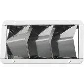 Talamex Ventilator Grill 3-inlets Gris 205 x 114 mm