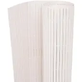 vidaXL Clôture de jardin double face 90 x 300 cm Blanc