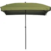 Madison Parasol Patmos Luxe Rectangulaire 210x140 cm Vert sauge