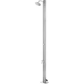 vidaXL Douche de jardin 215 cm acier inoxydable