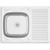 vidaXL Evier avec égouttoir Set argenté 800x600x155 mm acier inoxydable