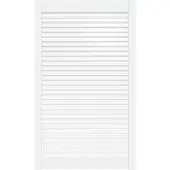 vidaXL Porte d'armoire à persiennes blanc 99,3x59,4 cm pin massif