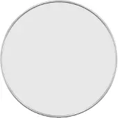 vidaXL Miroir mural Argenté Ø 40 cm Rond