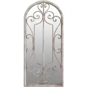 vidaXL Miroir sable 100x45 cm Fer pour l'intérieur