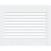 vidaXL Porte d'armoire à persiennes blanc 39,5x49,4 cm pin massif