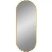 vidaXL Miroir mural Doré 50x20 cm Ovale