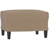 vidaXL Repose-pied Cappuccino 60x50x41 cm Similicuir