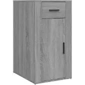 vidaXL Armoire de bureau Gris Sonoma 40x49x75 cm Bois composite