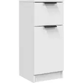vidaXL Sideboard Blanc 30x30x70 cm Bois composite