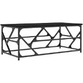 vidaXL Table basse noire 100x50x40 cm Bois composite