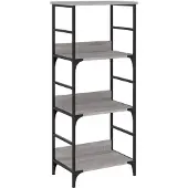 vidaXL Bibliothèque sonoma gris 50x33x117,5 cm bois d'ingénierie