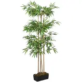 vidaXL Bambou artificiel 760 feuilles 120 cm vert