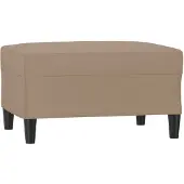 vidaXL Repose-pied Cappuccino 70x55x41 cm Similicuir