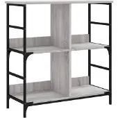 vidaXL Bibliothèque sonoma gris 78,5x33x82 cm bois d'ingénierie