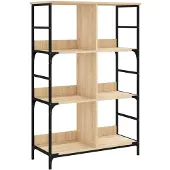 vidaXL Bibliothèque chêne sonoma 78,5x33x117,5 cm bois d'ingénierie
