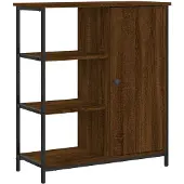 vidaXL Buffet chêne marron 70x30x80 cm bois d'ingénierie