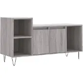 vidaXL Armoire TV Gris Sonoma 100x35x55 cm Bois composite