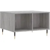 vidaXL Table basse Gris Sonoma 60x50x36,5 cm Bois composite