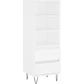 vidaXL Highboard blanc 40x36x110 cm Bois composite