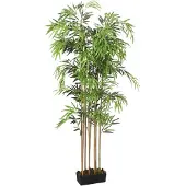 vidaXL Bambou artificiel 500 feuilles 80 cm vert