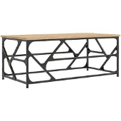 vidaXL Table basse chêne Sonoma 100x50x40 cm bois composite