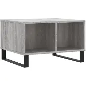 vidaXL Table basse Gris Sonoma 60x50x36,5 cm Bois composite