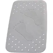 RIDDER Tapis de bain antidérapant Plattfuß 72 x 38 cm Gris 67087