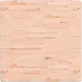 vidaXL Dessus de table 90x90x1,5 cm carré bois massif de hêtre