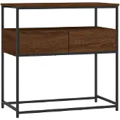 vidaXL Table console chêne marron 75x40x75 cm bois d'ingénierie