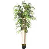 vidaXL Bambou artificiel 730 feuilles 120 cm vert