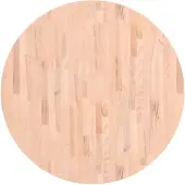 vidaXL Dessus de table Ø90x2,5 cm rond bois massif de hêtre
