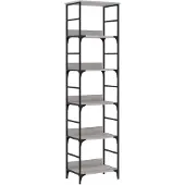 vidaXL Bibliothèque sonoma gris 50x33x188,5 cm bois d'ingénierie