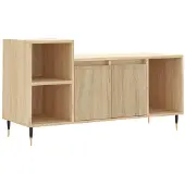 vidaXL Armoire TV Chêne Sonoma 100x35x55 cm Bois composite