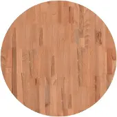 vidaXL Dessus de table Ø70x4 cm rond bois massif de hêtre