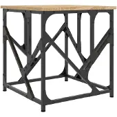 vidaXL Table basse en chêne Sonoma 45x45x47,5 cm Matériau dérivé du bois