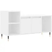 vidaXL Armoire TV blanche 100x35x55 cm Bois composite