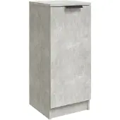 vidaXL Sideboard gris béton 30x30x70 cm Bois composite