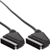 InLine Scart Anschlusskabel - Stecker / Stecker - 3m