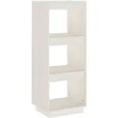 vidaXL Bibliothèque/Séparateur de pièce blanc 40x35x103 cm pin massif