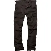 Vintage Industries Pantalon cargo noir