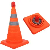 Pricenet Cône de signalisation pliable avec LEDs 540319