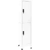vidaXL Armoire à casiers Blanc 38x45x180 cm Acier