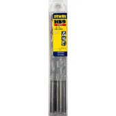 Irwin Tools Foret pour métal - IRWIN - NWKB - 8 mm - HSS prolongé - Lot de 5