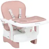 Kikkaboo Chewy Booster Seat Rose Enfants